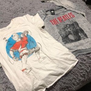 Long sleeve Beatles & Avatar short sleeve T